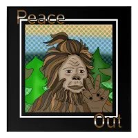 Peace Out | Bigfoot Sasquatch Pop Art