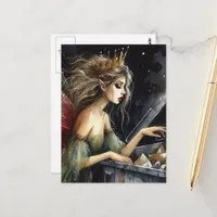 A Fairy Queen Dumpster Diving Postcard