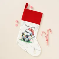 Personalized Soccer Ball Player Fan Christmas Stocking