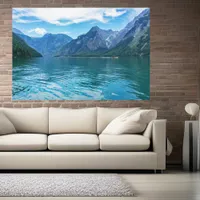 The Königssee in Bavaria, Berchtesgaden  Canvas Print