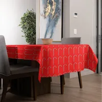 Candy Cane Pattern Tablecloth