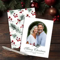 Budget Elegant Arch Botanical Holiday Photo