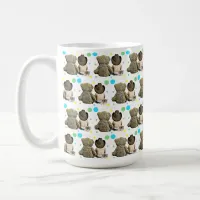 Lil Cowboy and Bear Country and Western Themed Coffee Mug