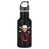 Jolly Roger C Monogram Initial Water Bottle