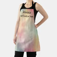 Beautiful Watercolor Effect in Minimalism Pastels  Apron