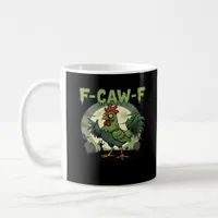 F Caw F Funny Chicken Halloween Vintage Classic Coffee Mug