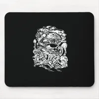 Cottagecore Aesthetic Frog Mushroom Goblincore Cre Mouse Pad