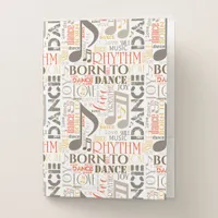 Born to Dance Brown ID277 Pocket Folder