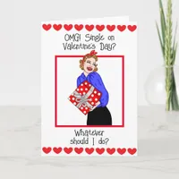 OMG Single on Valentine's Day?  Card