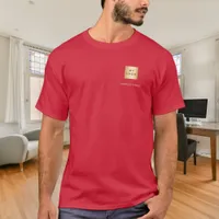 Team name logo business red T-Shirt