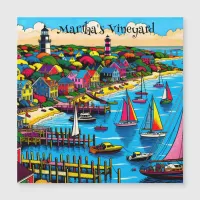 Martha's Vineyard | Colorful Abstract Art