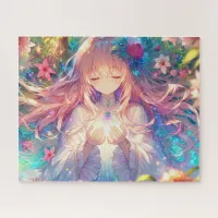 Magical Ethereal Anime Girl  Jigsaw Puzzle