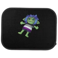 Goblincore Asexual Pride Goblin Classic Car Floor Mat
