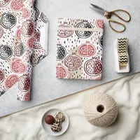 Hand Drawn Pomegranate Pattern ID491 Wrapping Paper