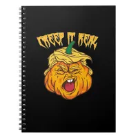 Skeleton Hands Heart Sign Retro Halloween Costume  Notebook
