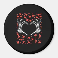 Skeleton Hand Heart Valentines Day Funny Classic Magnet