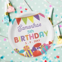 Colorful Sweet Fun Candy Theme Birthday Party Paper Plates