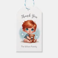 Personalized Sweet Baby Boy Gift Tags