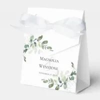Wedding Eucalyptus Greenery  Favor Boxes