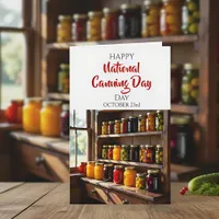 Happy National Canning Day | Oct 23rd Card