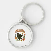 No Kings In America We The People Retro For Girl C Keychain