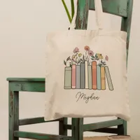 Personalized Library Book Bag Gift for Reader