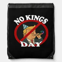 No Kings Day Vintage Classic Graphic Drawstring Bag