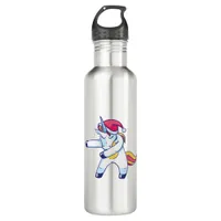 Christmas Unicorn Stainless Steel Water Bottle