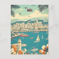 Travel to Haifa Israel Postcard