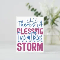 Inspirational There Is A Blessing In The Storm