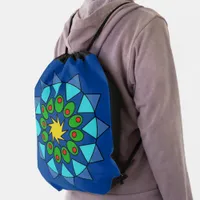 Drawstring Backpack - Colorful Mandala