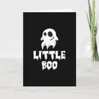 Little Boo In Halloween Cool Graphic Card