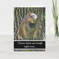 Hang in There, This Too Shall Pass, Cute Squirrel Card