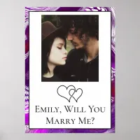 Personalized Will  You Marry Me   Poster