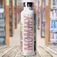 Mommy We Love You Photo Collage Mother's Day Water Bottle