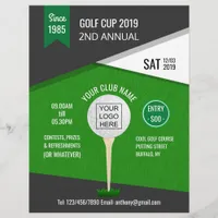 Club/Corporate Golf Tournament add photo Invite Flyer