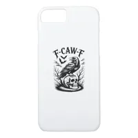 Halloween F-Caw-F Bird Crow Women Men Trendy Casua iPhone 8/7 Case