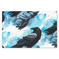Watercolor Flowers Floral Raven Botanicals Tissue Paper