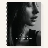 Modern Photo Collage Personalized Sketchbook  Notebook