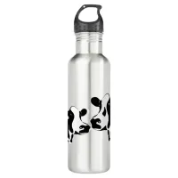 Bessie and Nellie, the Cows Stainless Steel Water Bottle