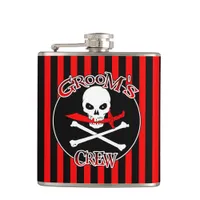 Groom's Crew Flask