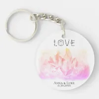 *~* "LOVE"  Crystals Events Weddings SWAG Keychain