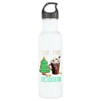 Tis The Season Christmas Stainless Steel Water Bottle