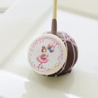 Pretty Pink Ballerina Girl's Birthday Party Cake Pops