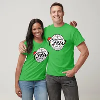 Christmas Crew Personalized Family Name Holiday T-Shirt