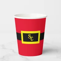 Paper Cup - Santa Belt and Buckle