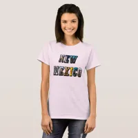 New Mexico Picture Text T-Shirt