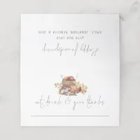 Mouse Eat Drink Give Names Happy Friendsgiving Place Card