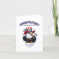 USA Citizenship Congratulations American Card