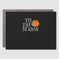 Tis The Season Cute Halloween Pumpkin Car Magnet